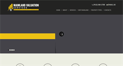 Desktop Screenshot of mainlandvaluation.com